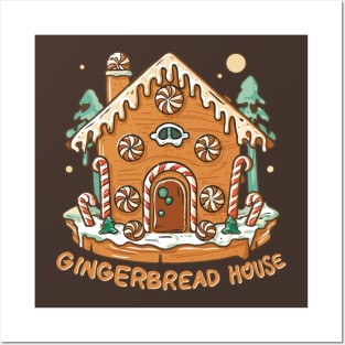 Gingerbread House Day, December holiday, Posters and Art